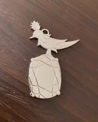 CIONDOLO TIFFANY & CO UCCELLO SU SASSO