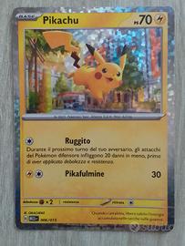 Picachu base Card Holo McDonald's ITA  006/015