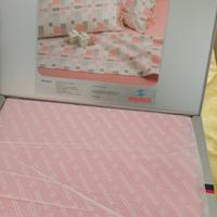 parure letto singolo con copriletto 