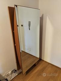 Mobile ingresso appendiabiti con specchio 85×170 c
