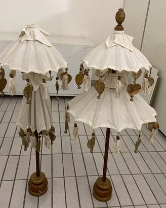 Ombrelli Bali Oriente Decorativo Arredamento