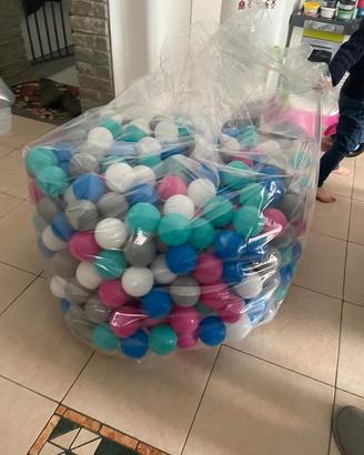 palline di plastica grosse colorate 500pz x giochi