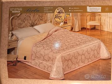 Coperta lana merinos matrimoniale 