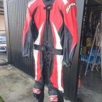 tuta in pelle Spyke divisibile 