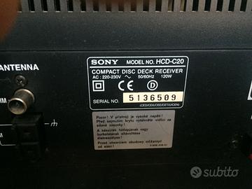 HI-fi  Compatto Sony