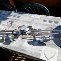 Lampadario con faretti