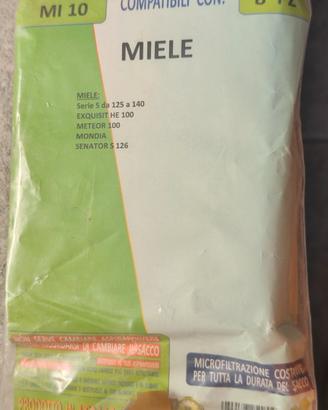 10 sacchetti per aspirapolvere MIELE
