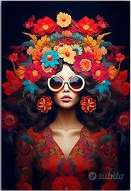 Foglio Decoupage Paper Designs Flowers Diva Vert.