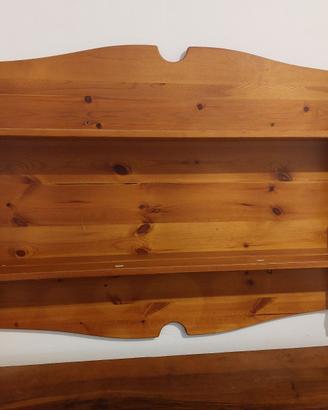Piattaia in legno fine anni 80 artigianale