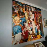 Quadro copia d’autore  CROCIFISSIONE di Guttuso