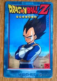CARD OLOGRAFICA DRAGONBALL Z VEGETA DOLCI PREZIOSI