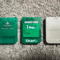 3 MemoryCard PS1 da 1MB