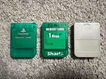 3 MemoryCard PS1 da 1MB