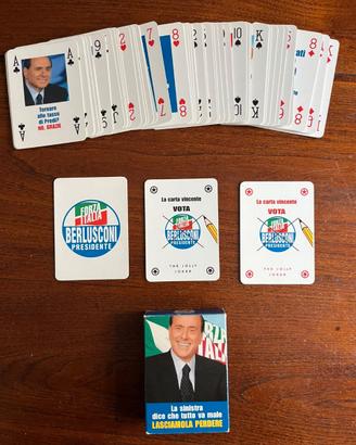 Carte poker vintage Forza Italia