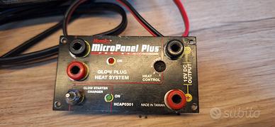 Micro power panel aeromodellismo motori glow