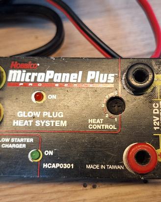 Micro power panel aeromodellismo motori glow