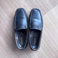 Mocassini neri uomo geox vera pelle