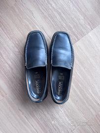 Mocassini neri uomo geox vera pelle