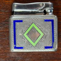 Accendino di argento 800 smaltato