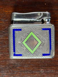 Accendino di argento 800 smaltato