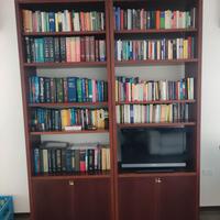 Libreria ciliegio massello