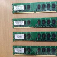 N.ro 4 Banchi di memoria RAM gddr2 800 2GB