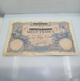Mille Francs Banque de l'Algerie 14-5-92