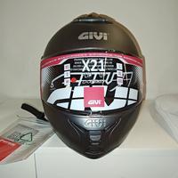 Casco modulare apribile moto Givi X21 EVO Titanio 