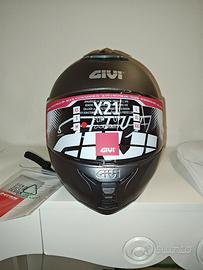 Casco modulare apribile moto Givi X21 EVO Titanio 