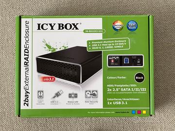 Icy Box IB-RD2253-U31 box RAID 2.5" SATA USB3