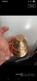 Campanella da tavolo in ottone vintage