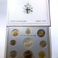 Serie Divisionale VATICANO 2000 XXII-7 Monete +1Ag