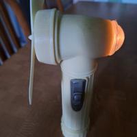 Rara torcia vintage luce + ventilatore £40