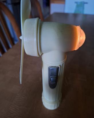 Rara torcia vintage luce + ventilatore £40