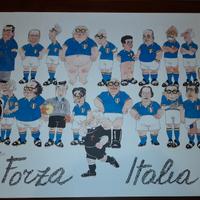 stampa Forattini Italia 90 politici