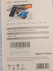 Caricatore da tavolo wireless multifunzione