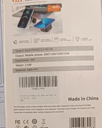 Caricatore da tavolo wireless multifunzione