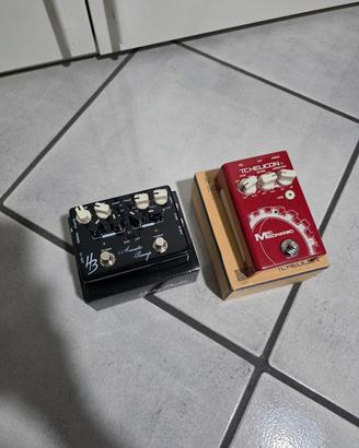 Pedali chitarra acustica e voce