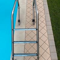 Scala per piscina in acciaio inox 3 gradini
