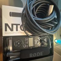 Rode NTG-1 + Rode Tascam + cavo