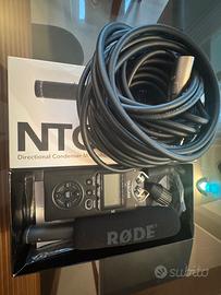 Rode NTG-1 + Rode Tascam + cavo