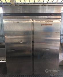 Frigo in acciaio due ante