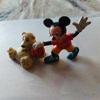 statuina topolino e orso trudi coca cola