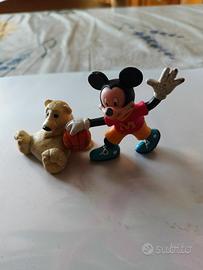 statuina topolino e orso trudi coca cola