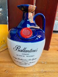 Ballantines Scotch whisky bottiglia ceramica