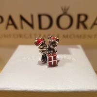 Charm Pandora Topolino e Minnie Pacchetto Regalò