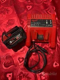 Batteria e caricabatterie Milwaukee