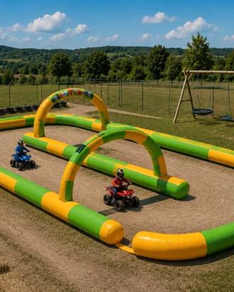 Circuito Gonfiabile con Baby Cars  x Gare e Sfide