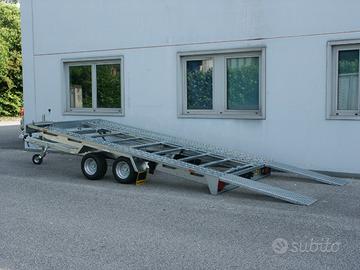 Carrello trasporto auto e cose doppio asse PRONTO