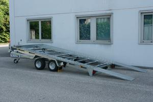 Carrello trasporto auto e cose doppio asse PRONTO